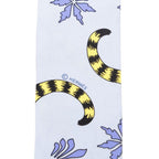 Hermes Twilly les Leopard Scarf Blue Yellow Silk — view 3
