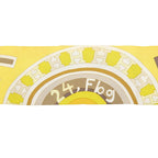 Hermes Twilly Tohu Bohu Chaos Scarf Yellow Silk — view 6