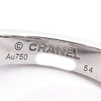 Chanel 18k White Gold Comet Diamond Ring Star Polished — view 9