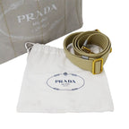 Prada Tote Shoulder Bag 2-Way Canvas Canapa Mini Light Gray — view 7
