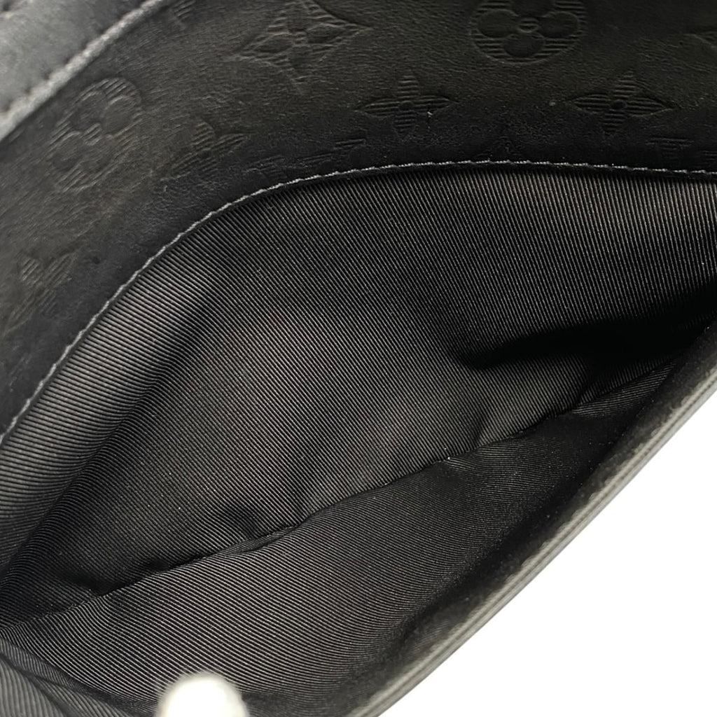 Louis Vuitton Shoulder Bag Duo Messenger Monogram Shadow Noir Black — view 8