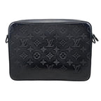 Louis Vuitton Shoulder Bag Duo Messenger Monogram Shadow Noir Black — view 2