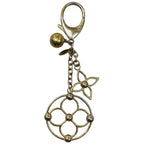Louis Vuitton Bag Charm Key Holder Blue Gold — view 2