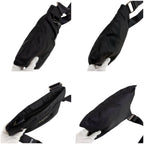 Prada Triangle Logo Tessuto Nylon Mini Shoulder Bag Crossbody Black Nero — view 7