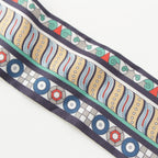 Hermes Twilly Harnais en Rosace Harness Rose Window Silk Scarf Beige — view 3