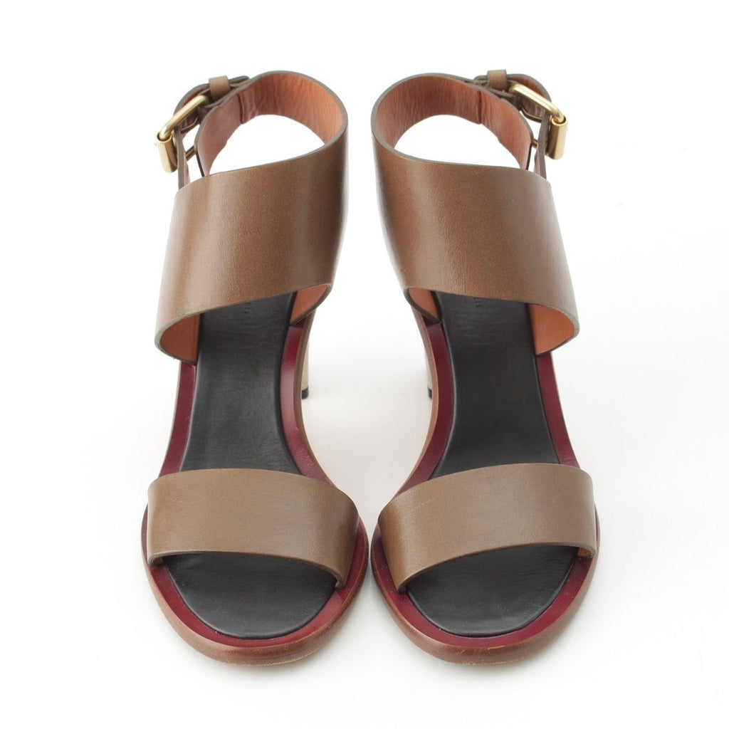 Celine Phoebe Philo Era Metal Sandals Khaki — view 2