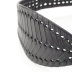 Dior Leather Logo Belt Black 70 — view 5
