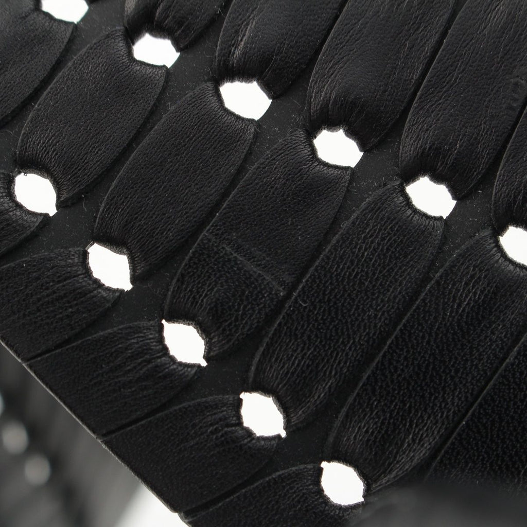 Dior Leather Logo Belt Black 70 — view 7