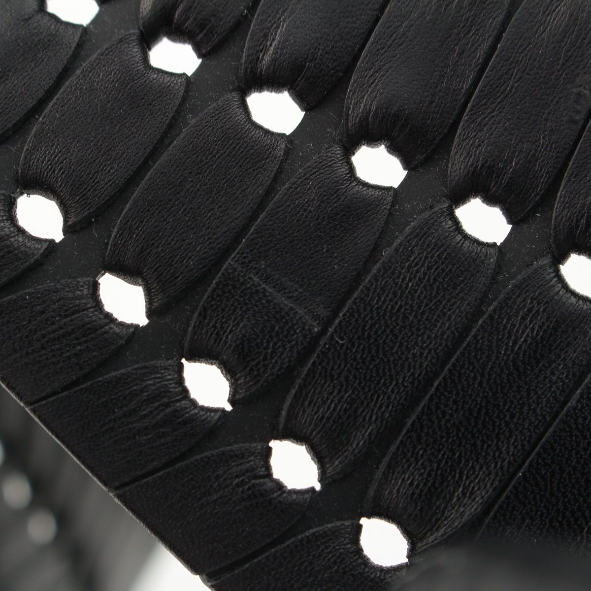 Dior Leather Logo Belt Black 70 — view 7