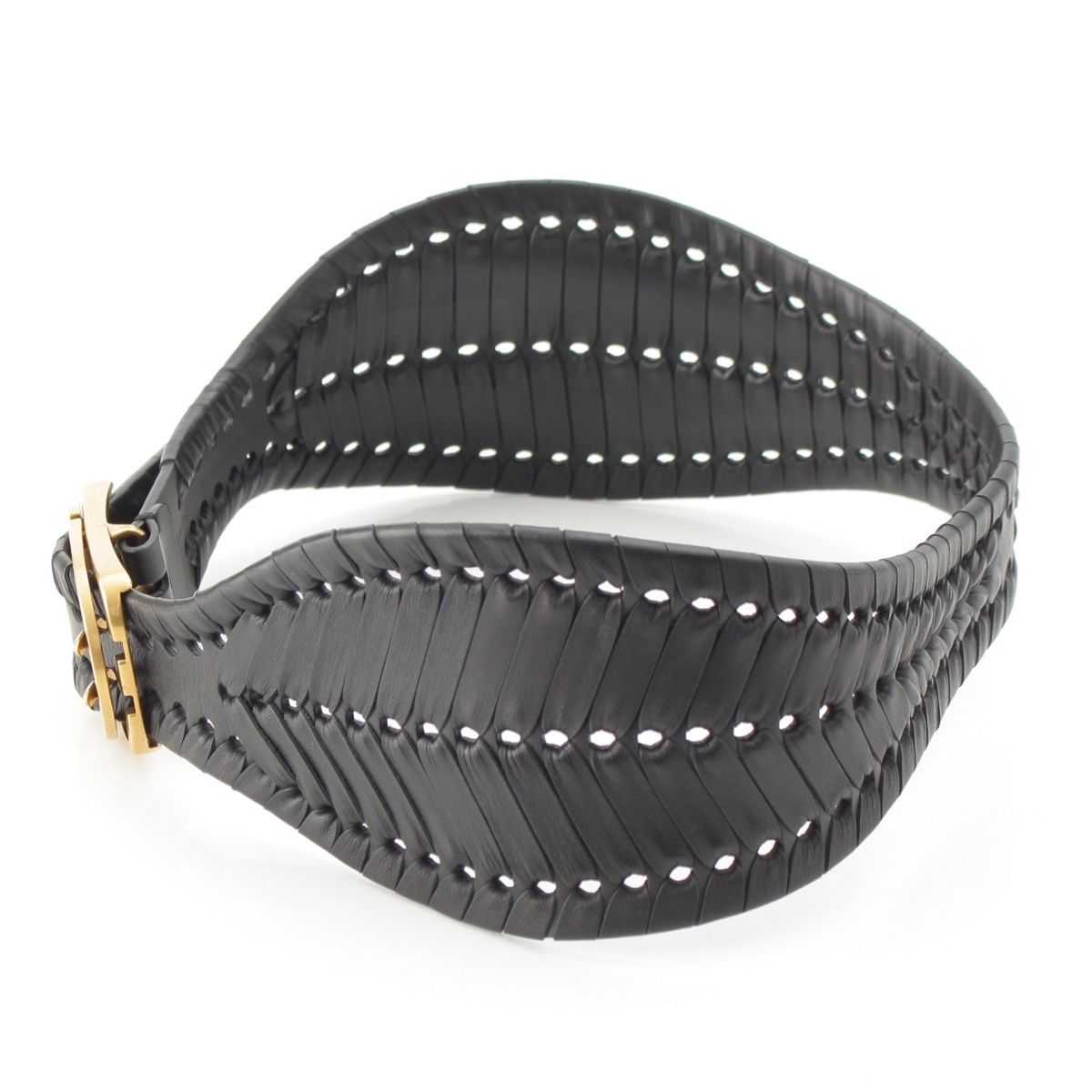 Dior Leather Logo Belt Black 70 — view 2