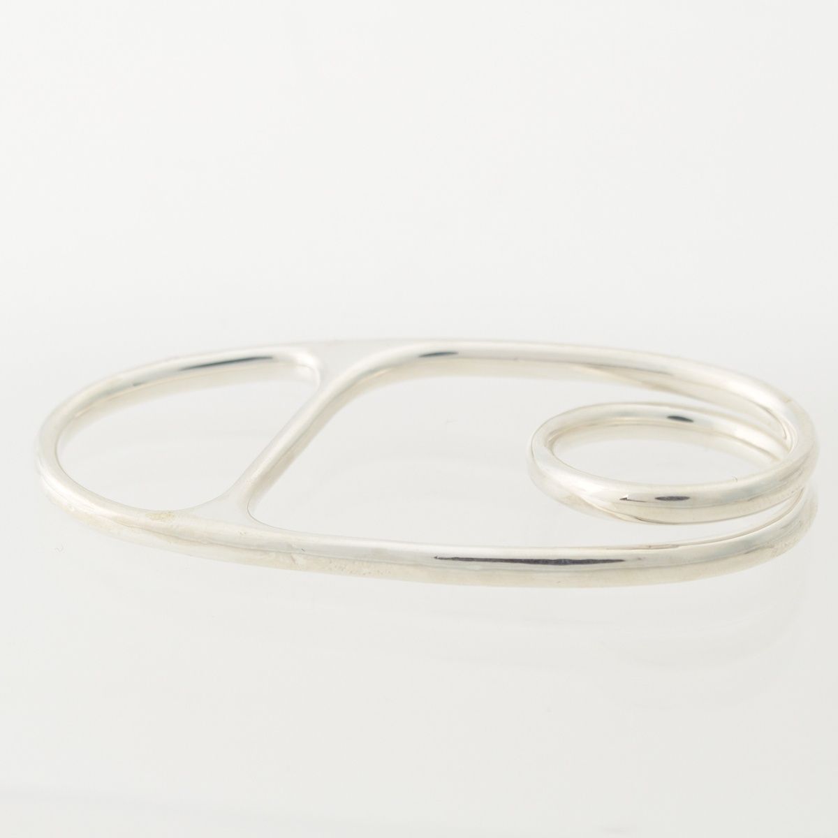 Hermes Chaine D'ancre Punk Triple Ring Silver — view 4