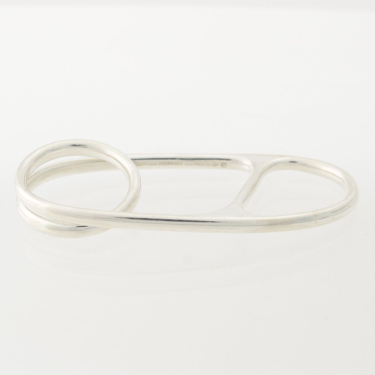 Hermes Chaine D'ancre Punk Triple Ring Silver — view 2