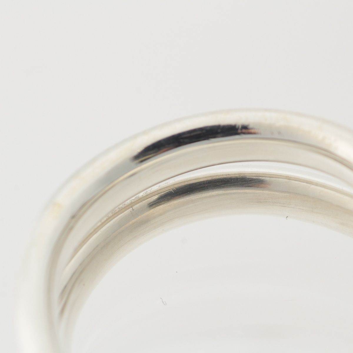 Hermes Chaine D'ancre Punk Triple Ring Silver — view 8