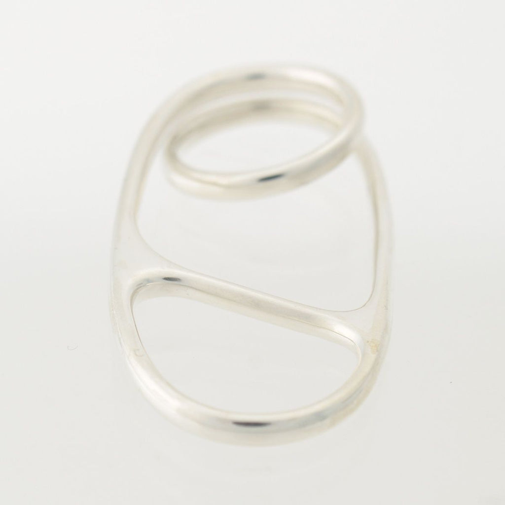 Hermes Chaine D'ancre Punk Triple Ring Silver — view 3