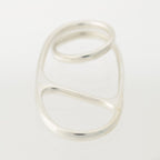 Hermes Chaine D'ancre Punk Triple Ring Silver — view 3