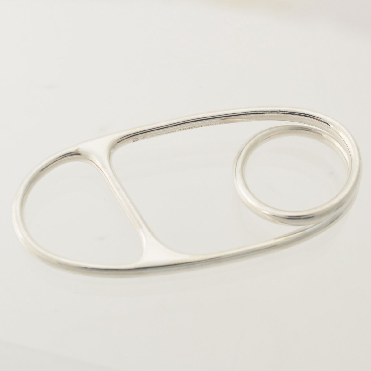 Hermes Chaine D'ancre Punk Triple Ring Silver — view 6