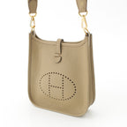 Hermes Evelyne TPM 16 Amazon Taurillon Clemence Beige Marfa Handbag — view 2