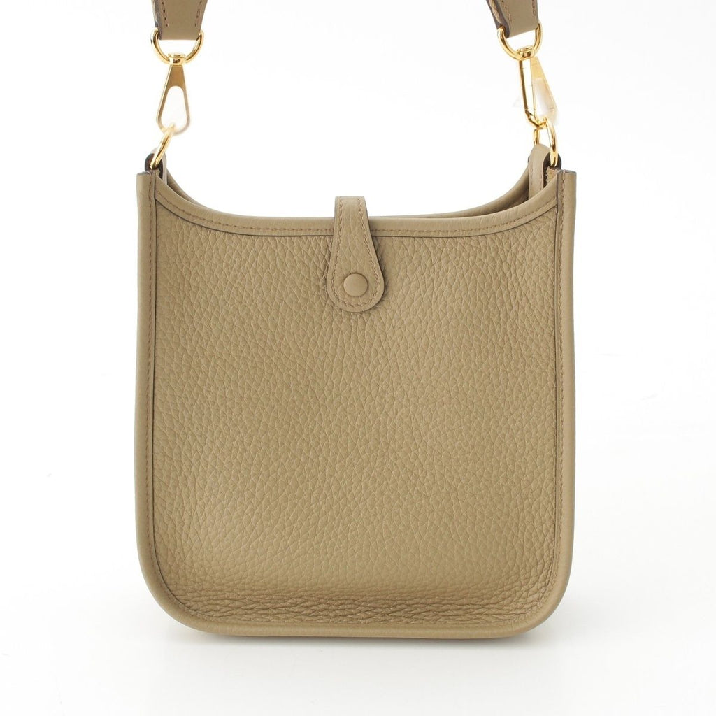 Hermes Evelyne TPM 16 Amazon Taurillon Clemence Beige Marfa Handbag — view 4