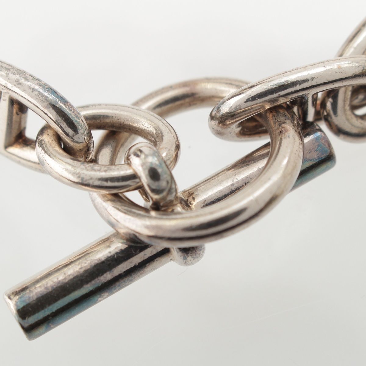 Hermes Chaine D'ancre GM Bracelet Bangle 925 Sterling Silver — view 7