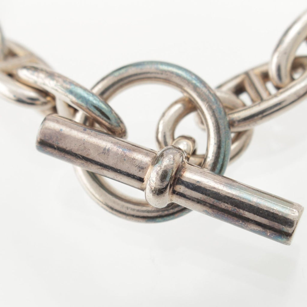 Hermes Chaine D'ancre GM Bracelet Bangle 925 Sterling Silver — view 3