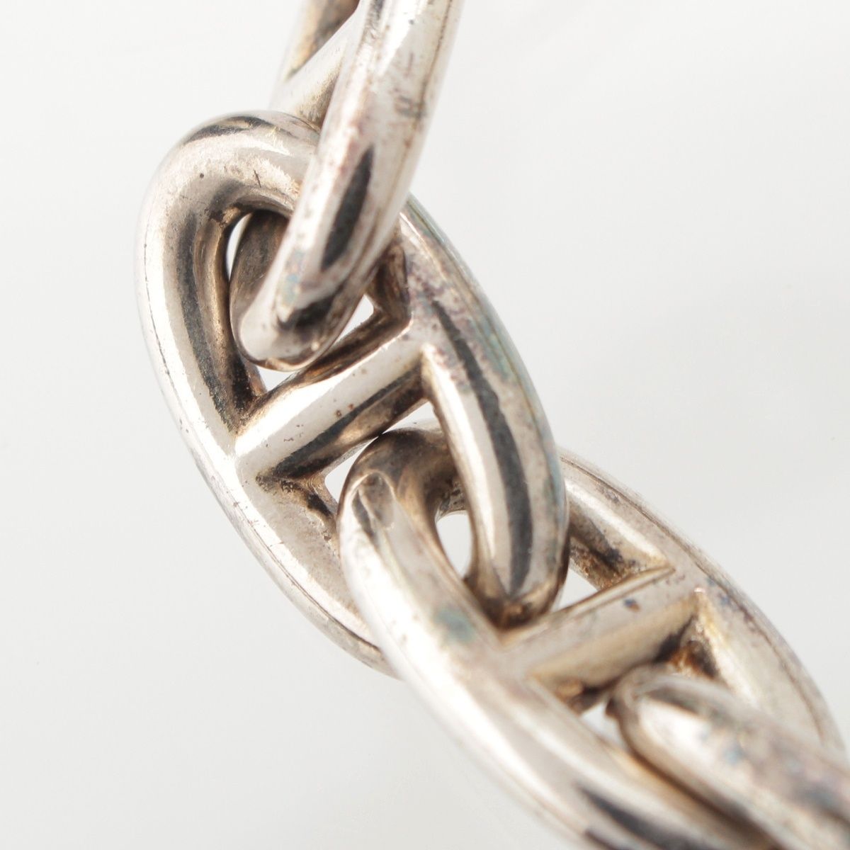Hermes Chaine D'ancre GM Bracelet Bangle 925 Sterling Silver — view 6