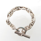 Hermes Chaine D'ancre GM Bracelet Bangle 925 Sterling Silver