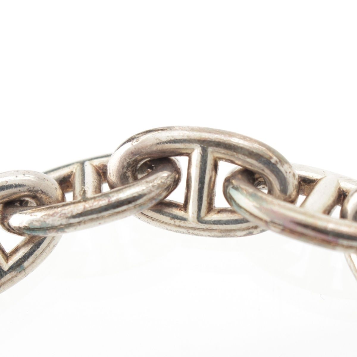 Hermes Chaine D'ancre GM Bracelet Bangle 925 Sterling Silver — view 8