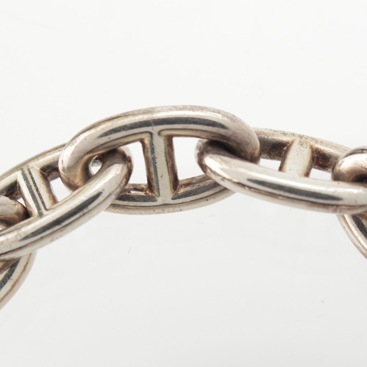 Hermes Chaine D'ancre GM Bracelet Bangle 925 Sterling Silver — view 5