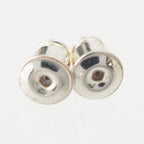 Chanel Silver CC Logo Star Earrings — view 9