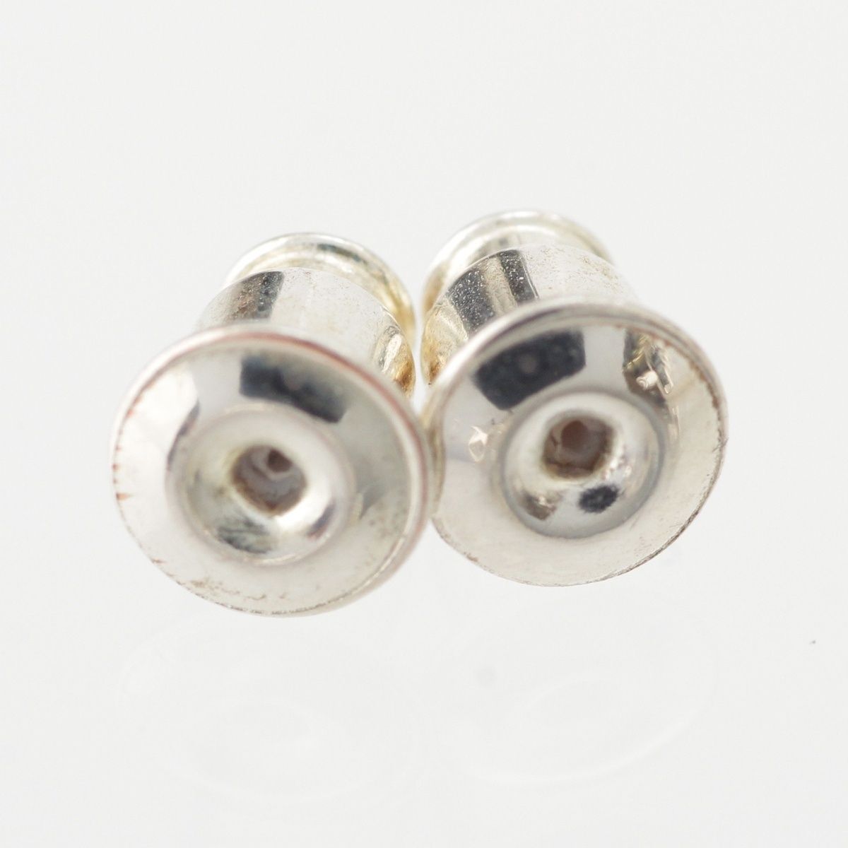 Chanel Silver CC Logo Star Earrings — view 9