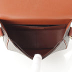 Saint Laurent le Monogram Satchel Leather Shoulder Bag Brown — view 6