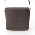 Saint Laurent le Monogram Satchel Leather Shoulder Bag Brown — view 4
