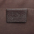 Gucci GG Canvas Leather 2-Way Belt Bag Crossbody Waist Pouch Shoulder Brown — view 8