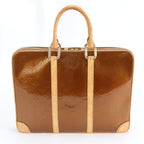Louis Vuitton Monogram Vernis Van Damme Leather Business Document Briefcase
