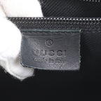 Gucci GG Canvas Leather Tote Shoulder Hand Black — view 9
