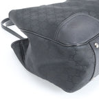 Gucci Sherry Line GG Nylon Leather Tote Shoulder Black — view 6