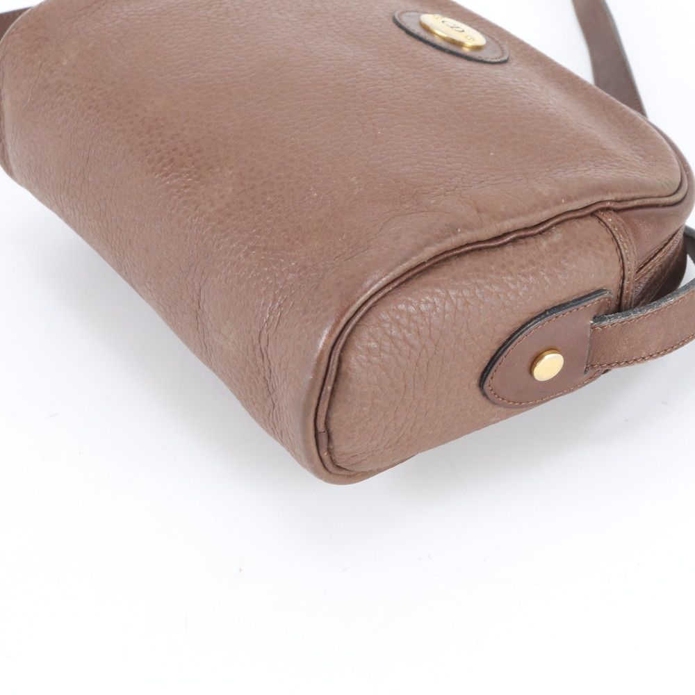 Dior Vintage CD Logo Leather Shoulder Bag Crossbody — view 5
