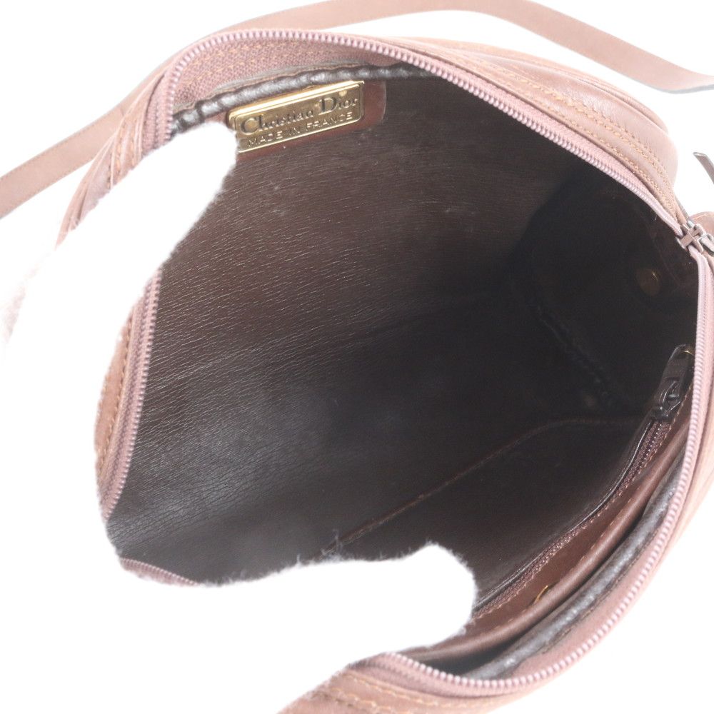 Dior Vintage CD Logo Leather Shoulder Bag Crossbody — view 7