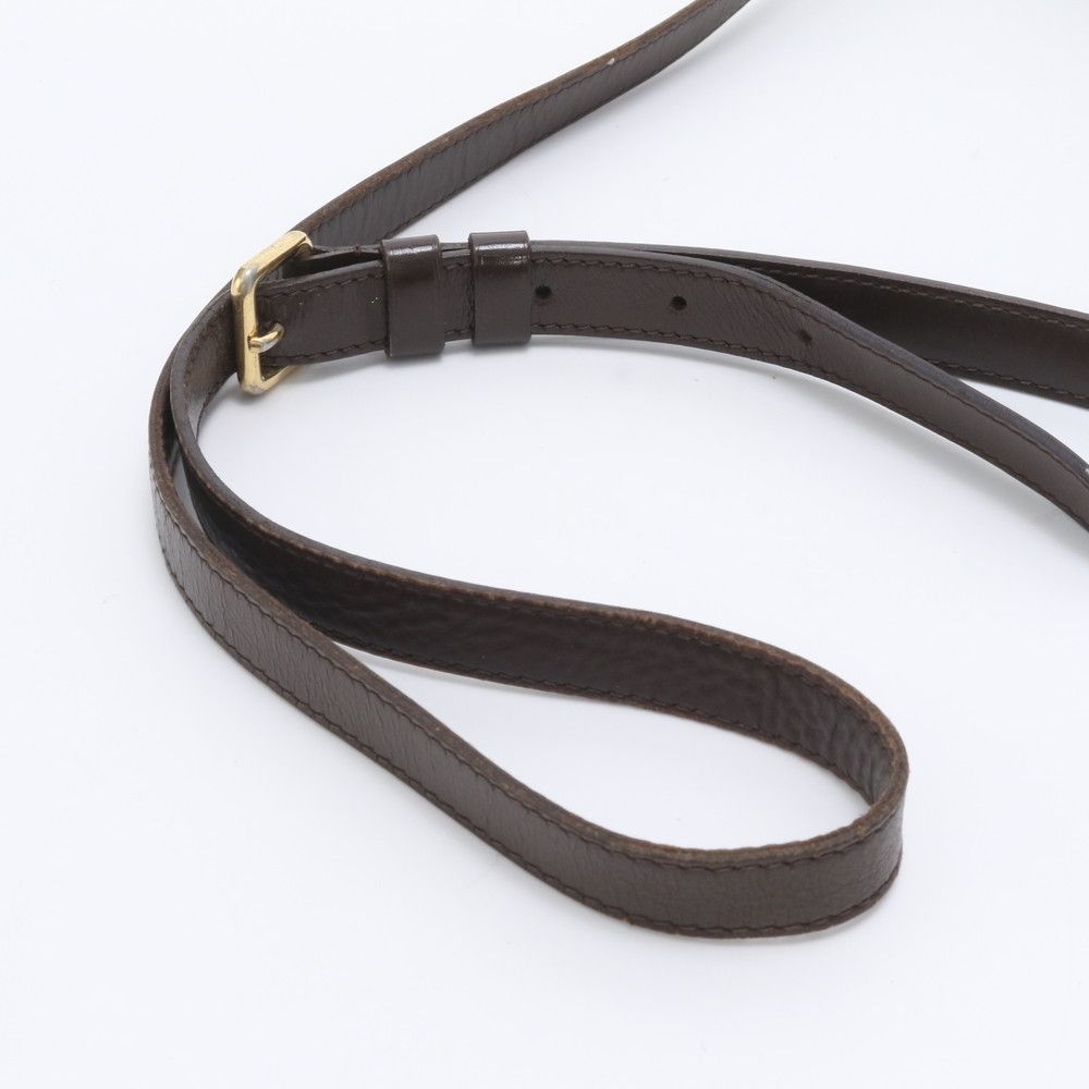 Louis Vuitton Damier Blue Msbeli GM Leather Shoulder Bag Crossbody Brown — view 3