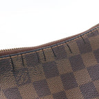 Louis Vuitton Damier Blue Msbeli GM Leather Shoulder Bag Crossbody Brown — view 8