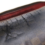 Louis Vuitton Damier Blue Msbeli GM Leather Shoulder Bag Crossbody Brown — view 9