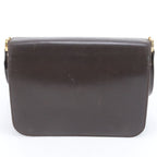 Gucci Vintage Leather Shoulder Bag Hand Brown — view 2
