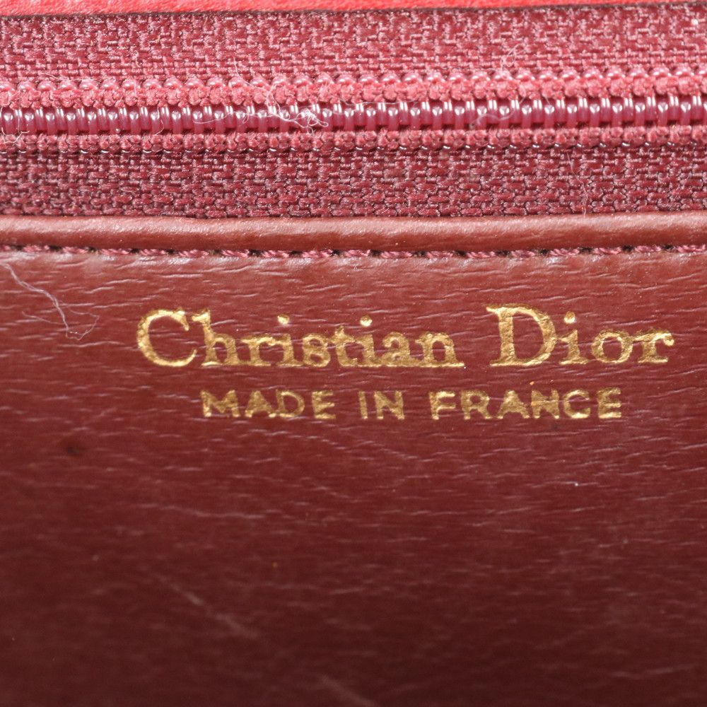 Dior Vintage Leather Shoulder Bag Crossbody — view 8