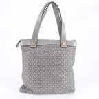 Loewe Anagram Leather Tote Shoulder Hand Silver — view 3