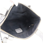 Loewe Anagram Leather Tote Shoulder Hand Silver — view 7
