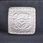 Loewe Anagram Leather Tote Shoulder Hand Silver — view 9