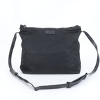 Gucci Leather Shoulder Bag Crossbody Messenger Business Tote Black