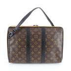Louis Vuitton Monogram LV Friends Keepall Pouch Leather Tote Clutch — view 3
