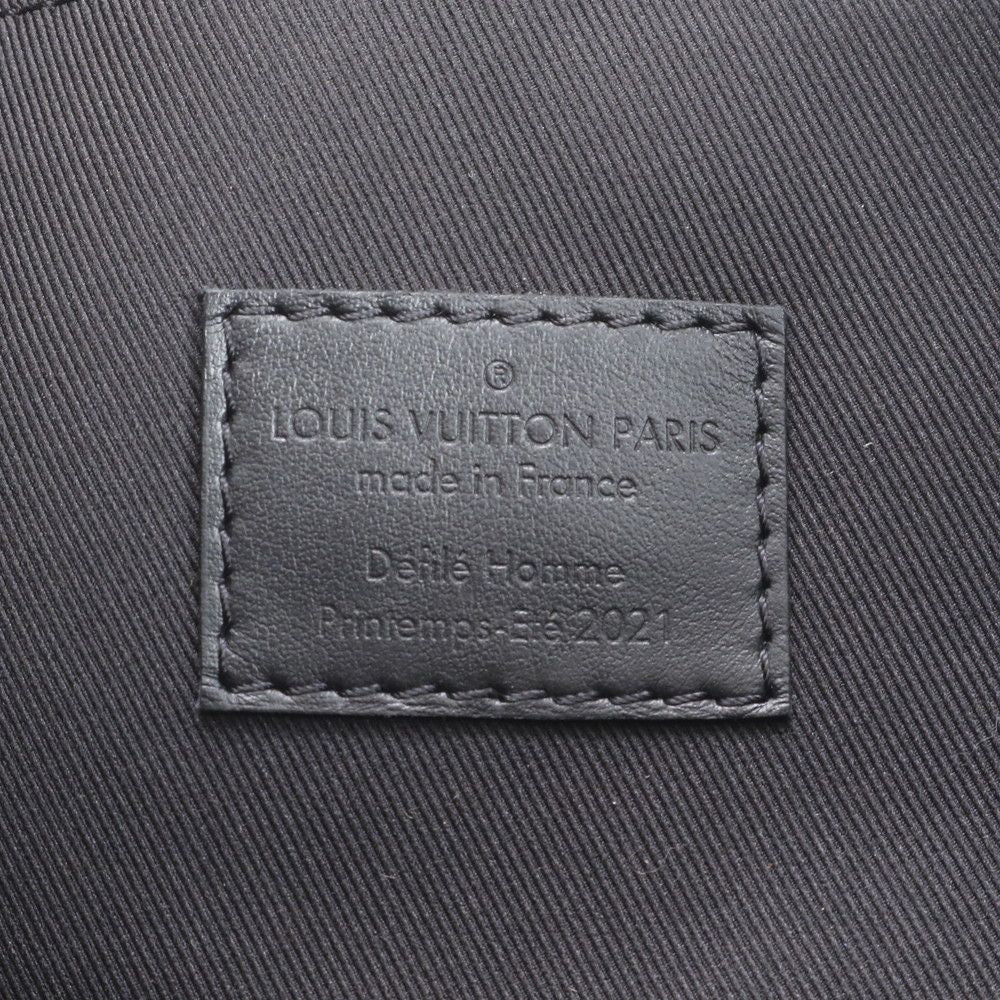 Louis Vuitton Monogram LV Friends Keepall Pouch Leather Tote Clutch — view 8