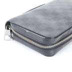 Louis Vuitton Damier Graphite Zippy XL Second Wallet Zip Around — view 6